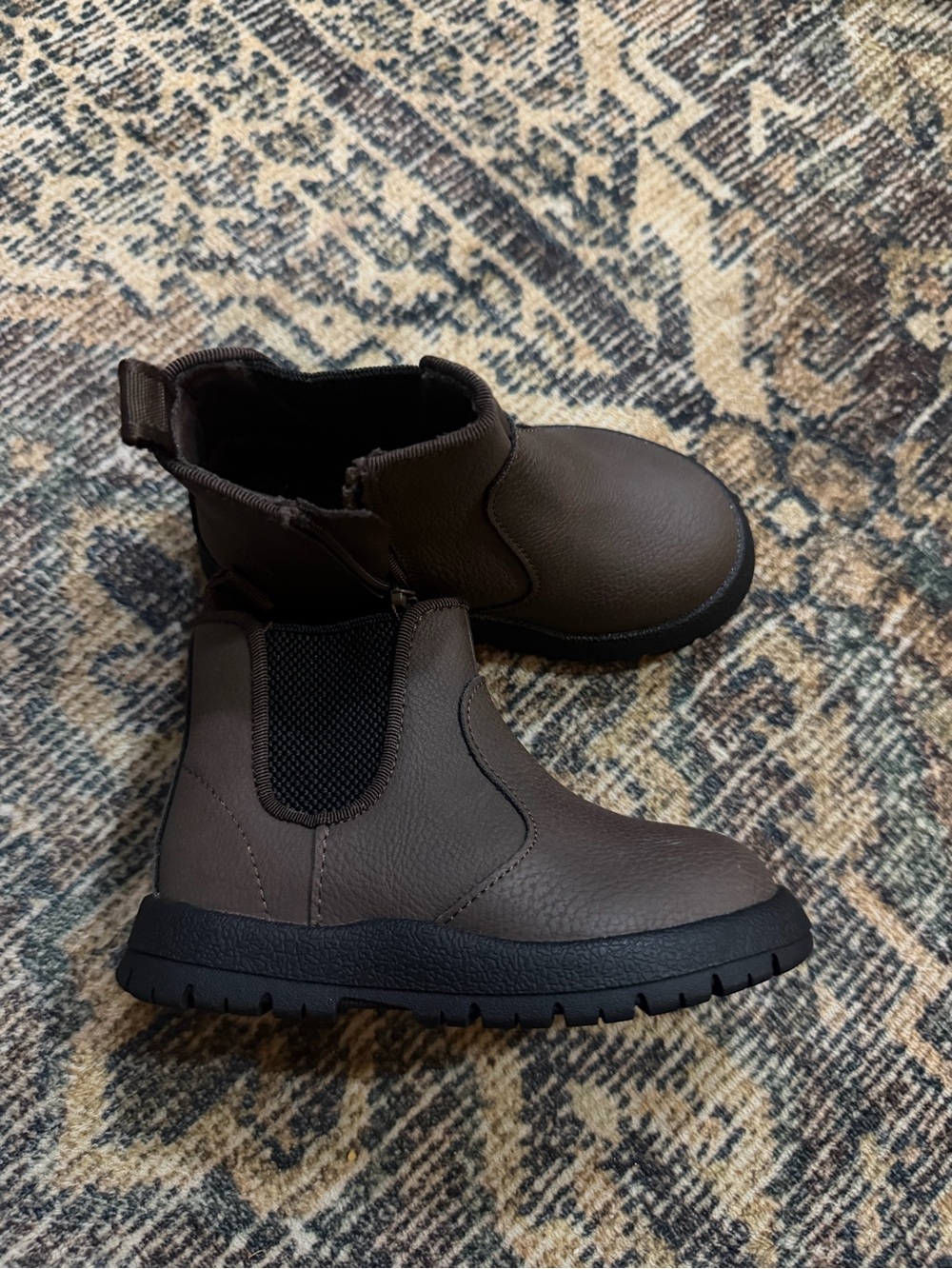 Zara Kids Dark Brown Ankle Boots… NWOT!! Size 22